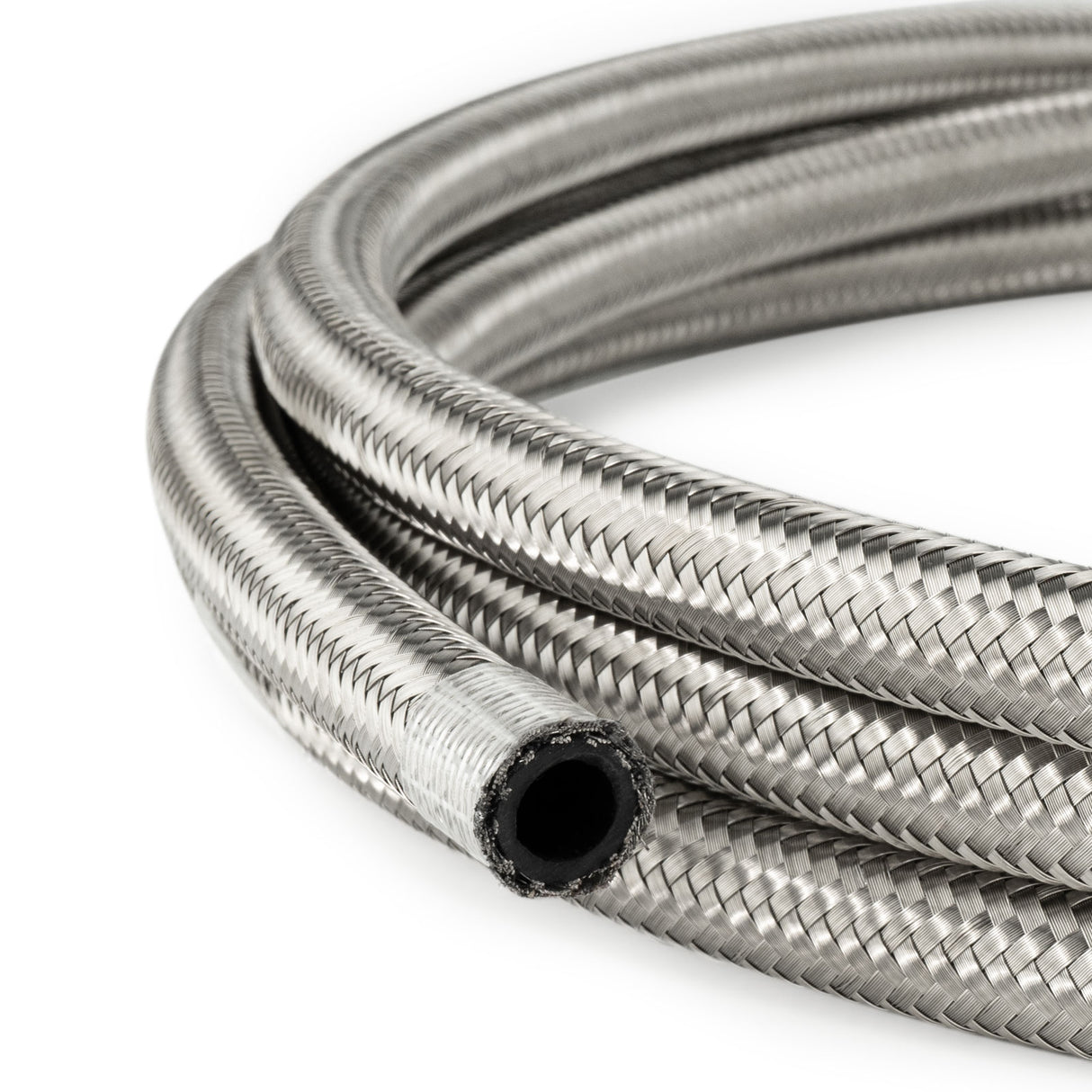 AN10 Rubber Stainless Braided Hose