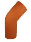 Silicone Elbow 3.5" ID X 45 Degree - Matte Red - Aramid 500 Degrees