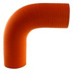 Silicone Elbow 2.5" ID X 90 Degree - Matte Red - Aramid 500 Degrees