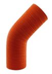 Silicone 45 Degree Elbow 2" ID - Matte Red - Aramid 500F