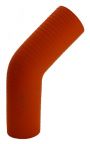 Silicone 45 Degree Elbow 2.50" ID - Matte Red - Aramid 500 Degrees