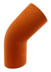 Silicone 45 Degree Elbow 4" ID - Matte Red - Aramid 500 Degrees