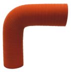 Silicone Elbow 2" ID X 90 Degree - Matte Red - Aramid 500 Degrees