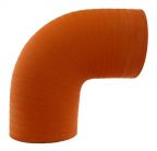 Silicone Elbow 4" ID X 90 Degree - Matte Red - Aramid 500 Degrees