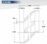 7" ID - Offset- Rubber