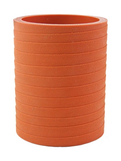 2.5" ID X 3" Long - Matte Red - Aramid 500 Degree