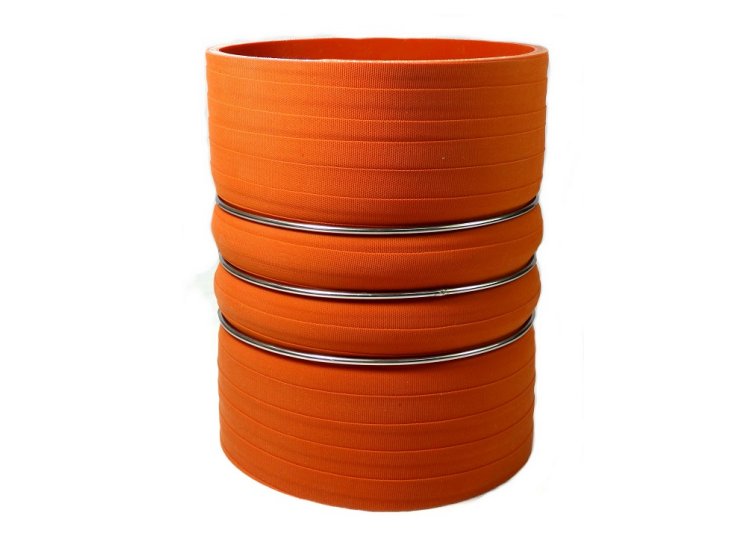 4.5" ID X 6" Long - Matte Red - Aramid 500 Degrees