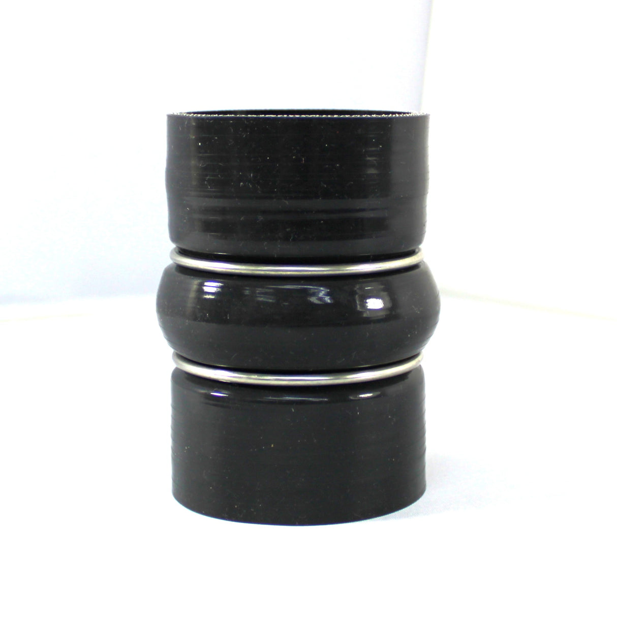 Charge Air Cooler Hose - 2.32" ID X 4" Long - Flourosilicone Lined Gloss Black Aramid 500F