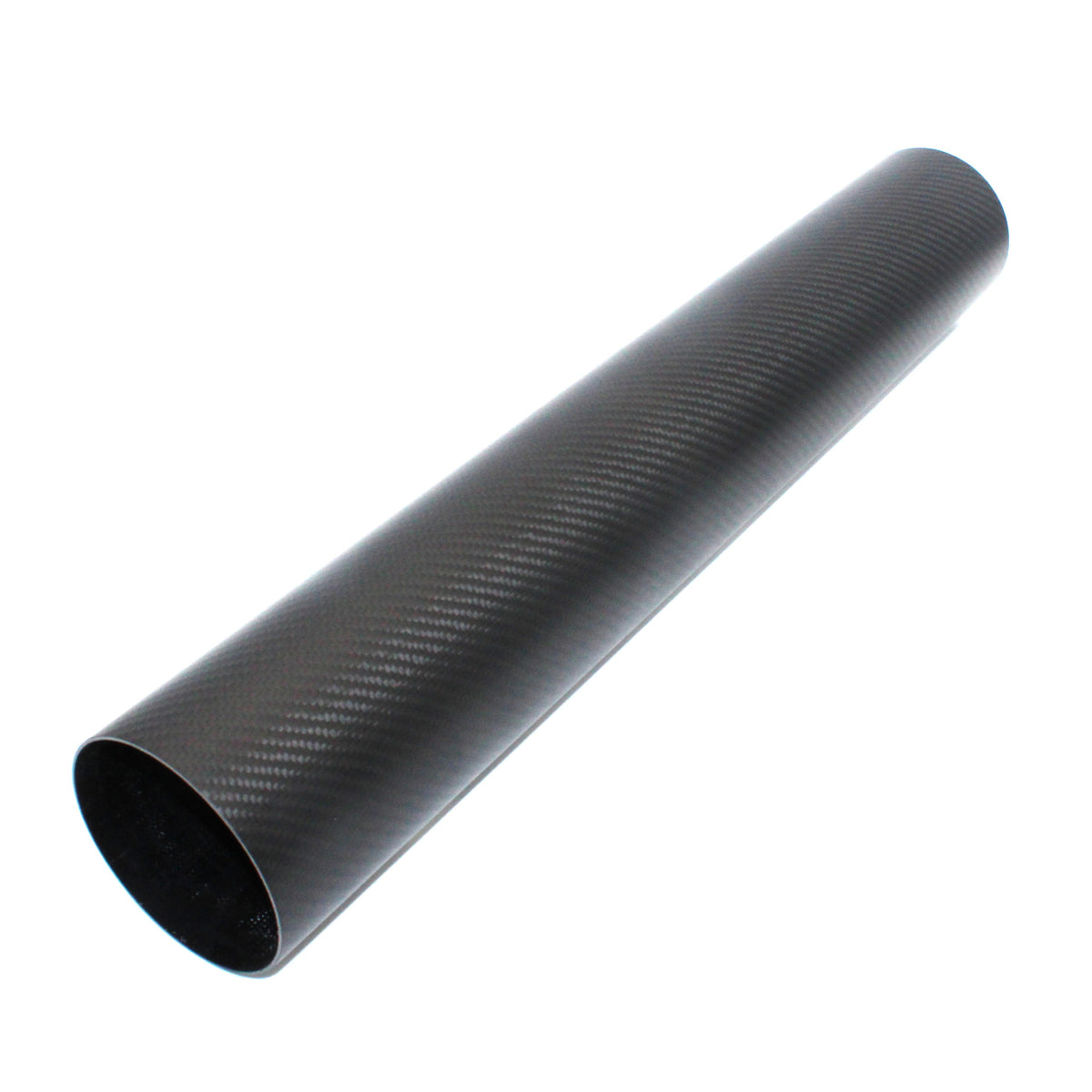 4" OD x 24" Long Carbon Fiber Intake Tube - Matte