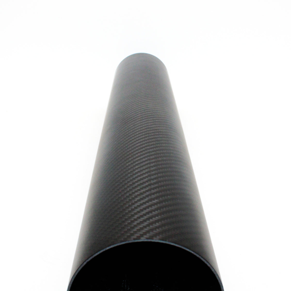 4" OD x 24" Long Carbon Fiber Intake Tube - Matte