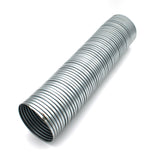 4" Galvanized Flexible Exhaust Tubing, 24" Long