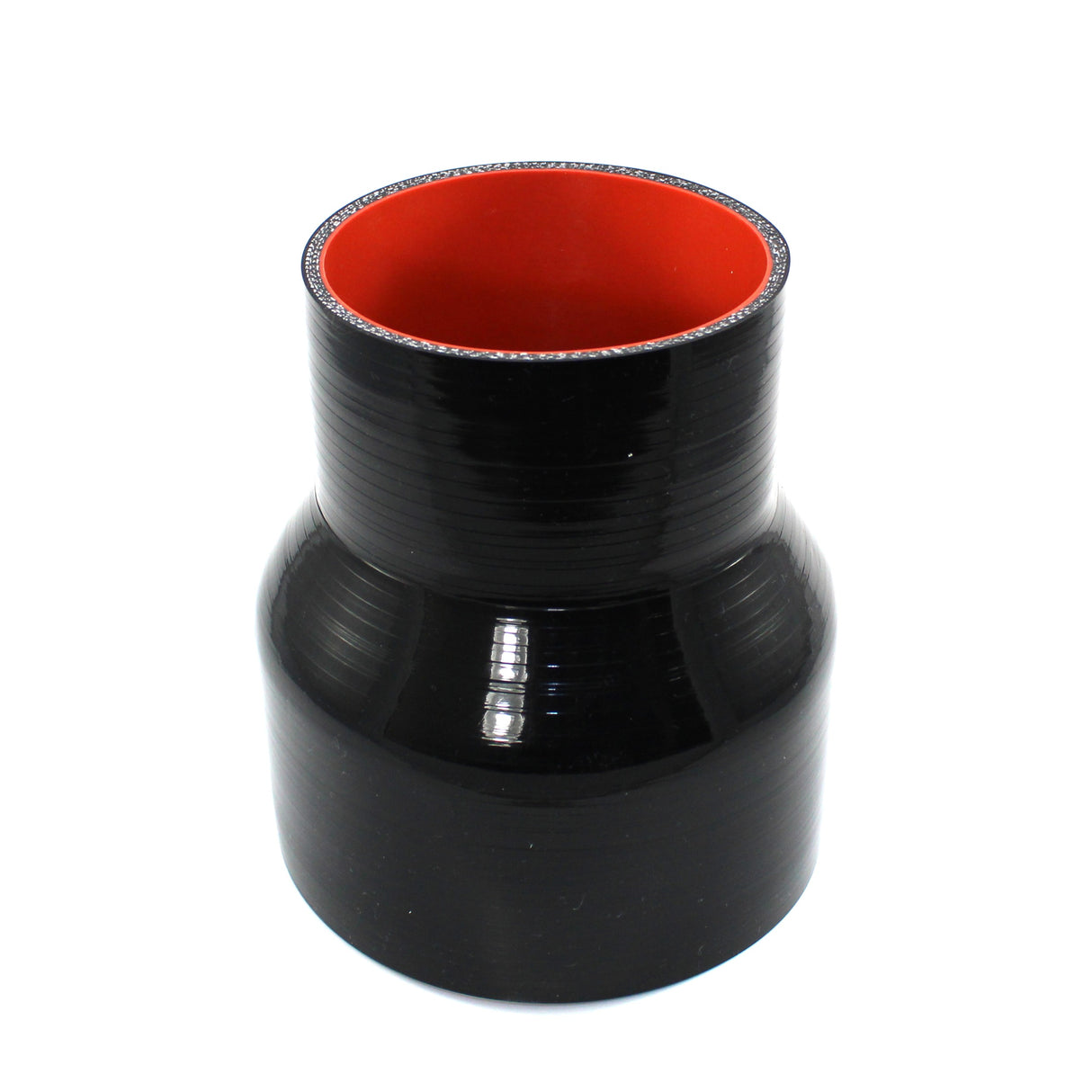 5.5" ID to 4" ID X 6" Long  - Gloss Black 5 Ply