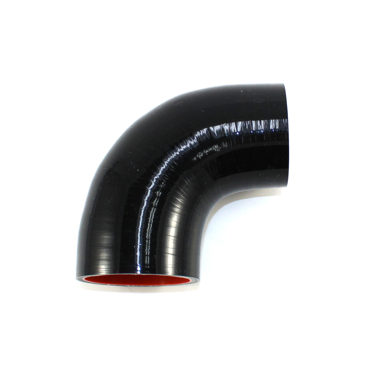 2.5" to 2.25" ID, with 3.5" legs - Gloss Black