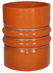 Charge Air Cooler Hose 4.5" ID X 6" Long w/Rings - Red 500F
