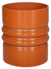 Charge Air Cooler Hose 5" ID X 6" Long w/Rings - Red 500F