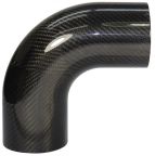 Carbon Fiber Intake Elbow 3.5" OD X 90 Degree