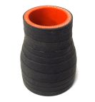 Silicone Reducing Sleeve 2" ID to 1.38" ID - Matte Black