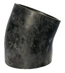 Rubber Elbow 4" ID X 22 Degree
