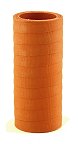 Silicone Sleeve 1" ID X 3" Long - Matte Red 500 Degree