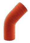 Silicone 45 Degree Elbow 2" ID - Matte Red 500F