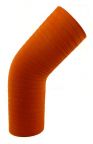 Silicone 45 Degree Elbow 3" ID - Matte Red - Aramid 500 Degrees