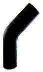 Silicone 45 Degree Elbow 2" ID - Gloss Black