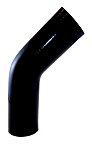 Silicone 45 Degree Elbow 2.25" ID - Gloss Black