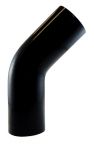 Silicone 45 Degree Elbow 2.75" ID - Gloss Black