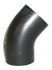 Rubber Elbow 3" ID X 45 Degree