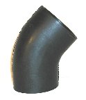 Rubber Elbow 3.5" ID X 45 Degree