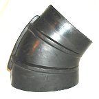 Reducing Elbow 45 Degree 7" ID to 6" ID.33" wall