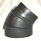 Reducing Elbow 45 Degree 7" ID to 6" ID.33" wall
