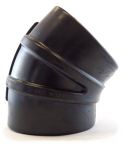 Rubber Elbow 6" ID X 45 Degree