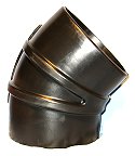 Rubber Elbow 7" ID X 45 Degree .33" wall