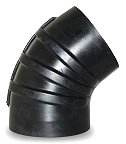 Rubber Elbow 6" ID X 54 Degree