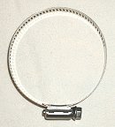 Stainless Worm-Gear Clamp for 2-1/4" ID Hoses