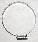 Stainless Worm-Gear Clamp for 2.5" ID Hoses