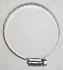 Stainless Worm-Gear Clamp for 2.5" ID Hoses