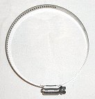 Stainless Worm-Gear Clamp for 3" ID Hoses