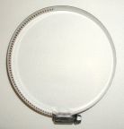 Stainless Worm-Gear Clamp for 3.5" ID Hoses