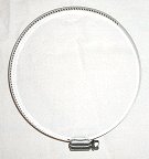 Stainless Worm-Gear Clamp for 4" ID or 4.5"  ID Hoses