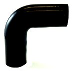 Silicone Elbow 2.25" ID X 90 Degree - Gloss Black