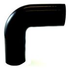 Silicone Elbow 2.25" ID X 90 Degree - Gloss Black