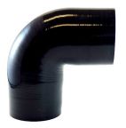 Silicone Elbow 3.5" ID X 90 Degree - Gloss Black
