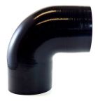 Silicone Elbow 4" ID X 90 Degree - Gloss Black