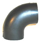 Rubber Elbow 4.5" ID X 90 Degree