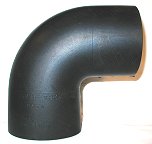 Rubber Elbow 4" ID X 90 Degree Short Radius