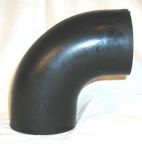 Black Rubber Elbow 4" ID X 90 Degree