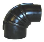 Reducing Elbow 90 Degree 5" ID to 4" ID w/Ribs