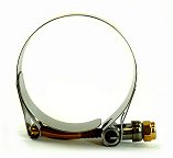 T-Bolt Clamp for 2" ID Black Rubber Intake Hoses (.25" wall)